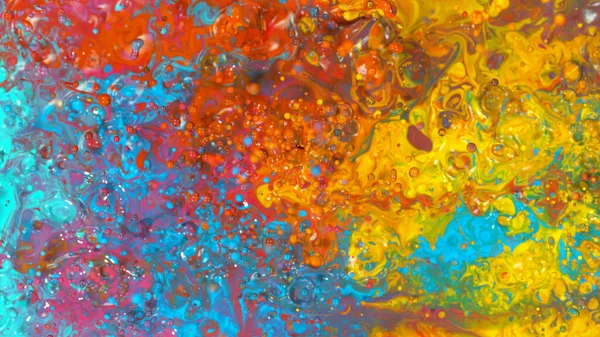 Абстрактный Акварельный Фон Цветным Спектром Верхний Кадр — стоковое фото