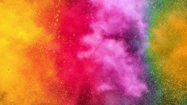 Renk spektrumlu renkli soyut toz arkaplanı, canlı renkler
