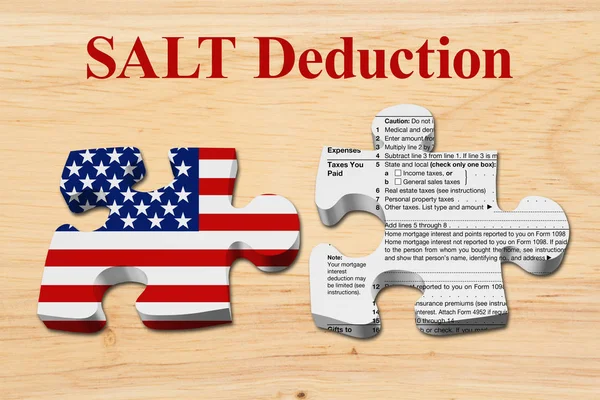 Entendiendo Cómo Los Límites Deducción Salt Afectan Sus Impuestos Dos — Foto de Stock