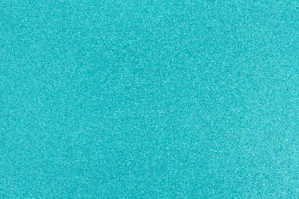 Bright Teal Glitter Achtergrond Papier Met Kopie Ruimte Voor Bericht — Stockfoto