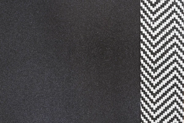 Schwarzes Glitzerpapier Fischgrätenband Hintergrund Mit Kopierraum Für Ihre Nachricht — Stockfoto