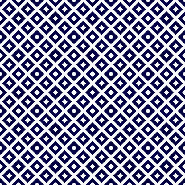 Navy and White Diagonal Squares Tiles Pattern Repeat Background — Stock Photo, Image