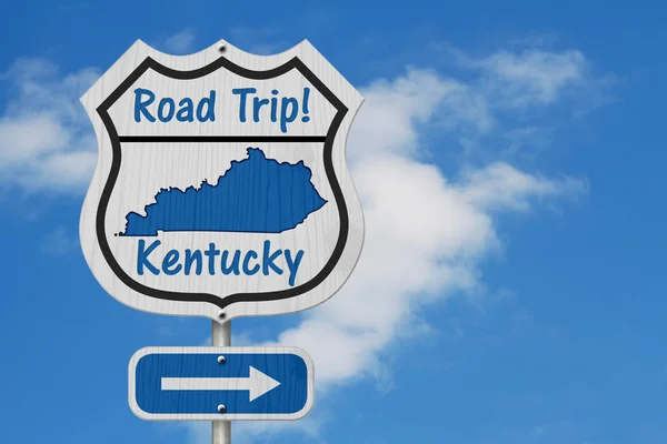 Kentucky Road Trip Highway Sign