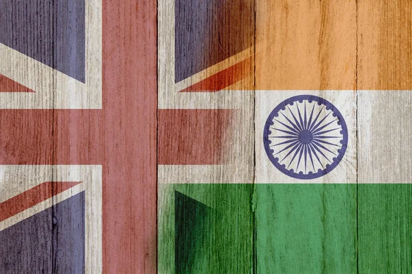 Relationship between the Britain and India — Stock Photo, Image