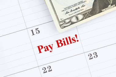 20 dolar BIL ile aylık takvimli faturaları ödemek için zaman