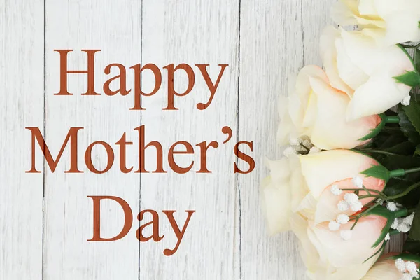 Happy Mother's Day card with roses — Stock Photo, Image