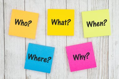 5 WS soru üzerinde altı yapışkan notlar üzerinde yıpranmış badana te