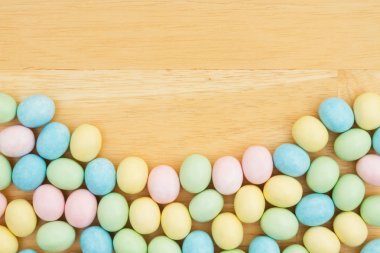 Ahşap Şeker Paskalya yumurta arka plan