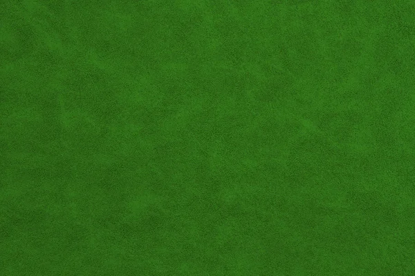 Green textured leather material background — Stock Photo, Image