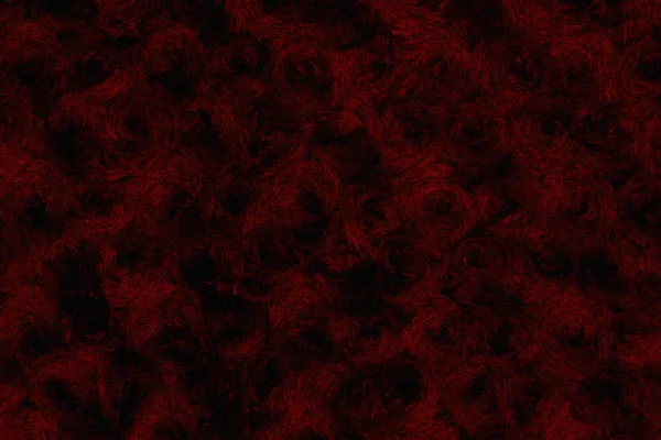 Noir et rouge rose texturé fond de tissu peluche — Photo