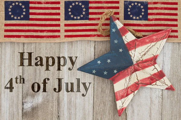 Happy Independence Day greeting — Stock Photo, Image