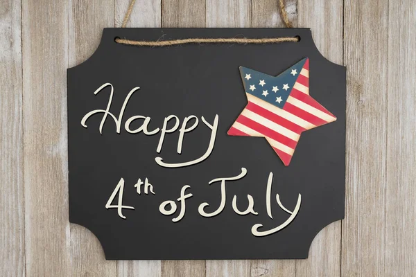 Happy 4th of July greeting — Stock Photo, Image