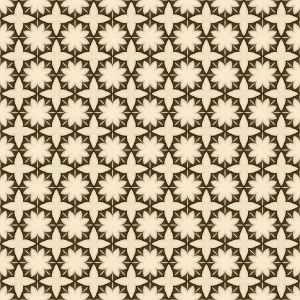 Beige flower mosaic detailed seamless textured pattern backgroun — Stock Photo, Image