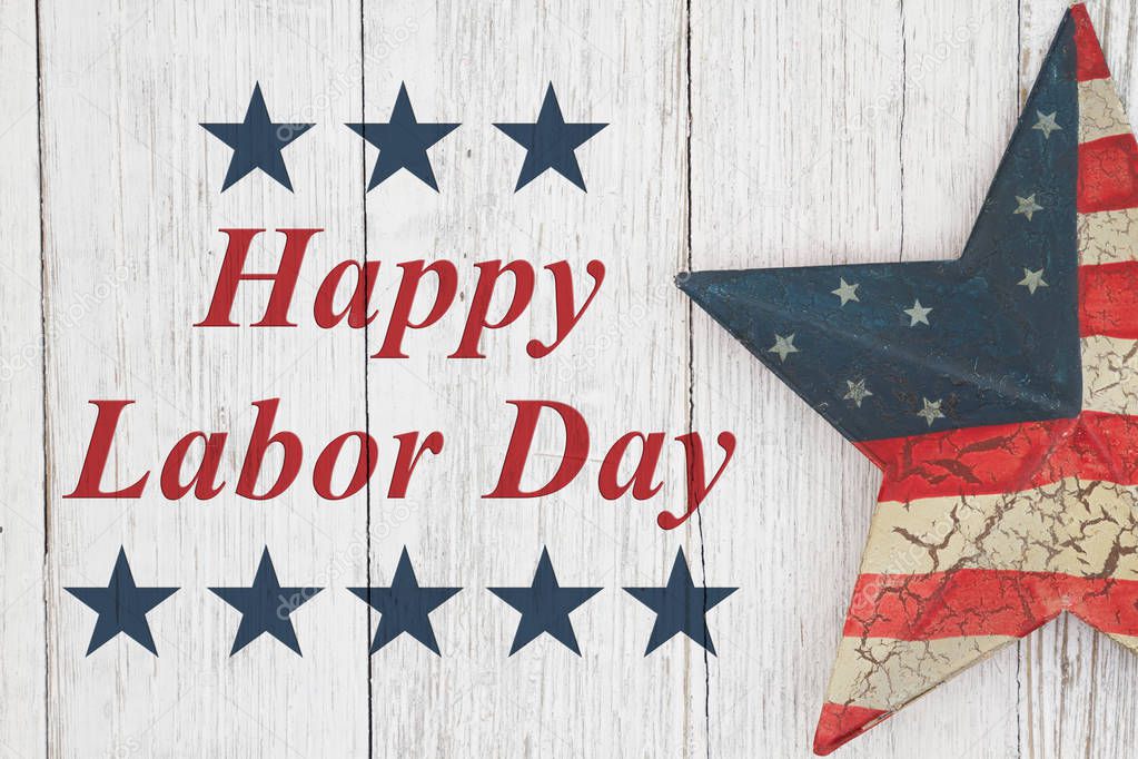 USA Happy Labor Day Greeting