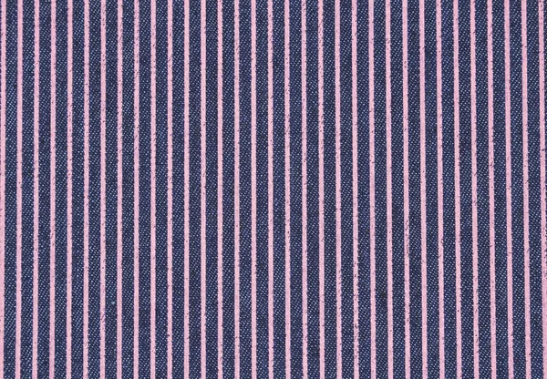 Dark blue denim with pink stripes fabric background — Stock Photo, Image