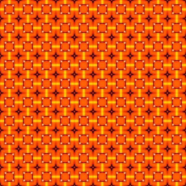 Orange geometric mosaic detailed seamless textured pattern backg