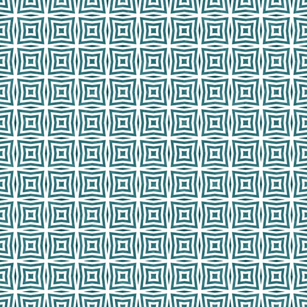 Teal square abstract geometric seamless textured pattern backgro — Stock Photo, Image