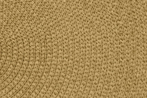 Brown texturizado círculo concêntrico tecido material fundo — Fotografia de Stock
