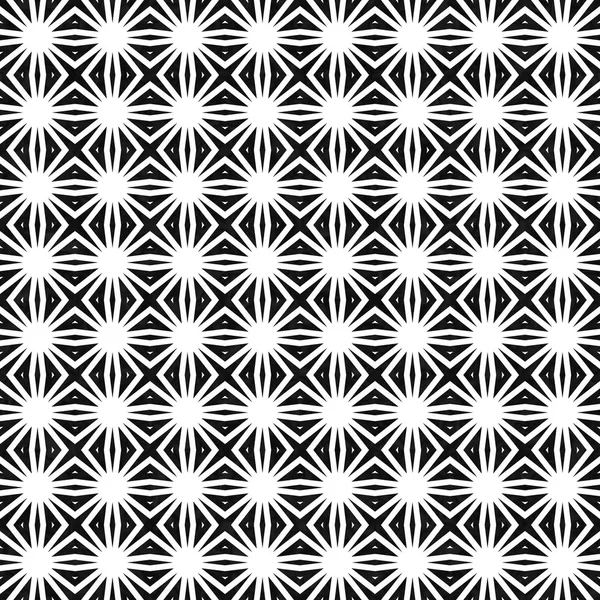 Czarno-białe burst abstrakcyjne geometryczny bezszwowe Patte — Zdjęcie stockowe