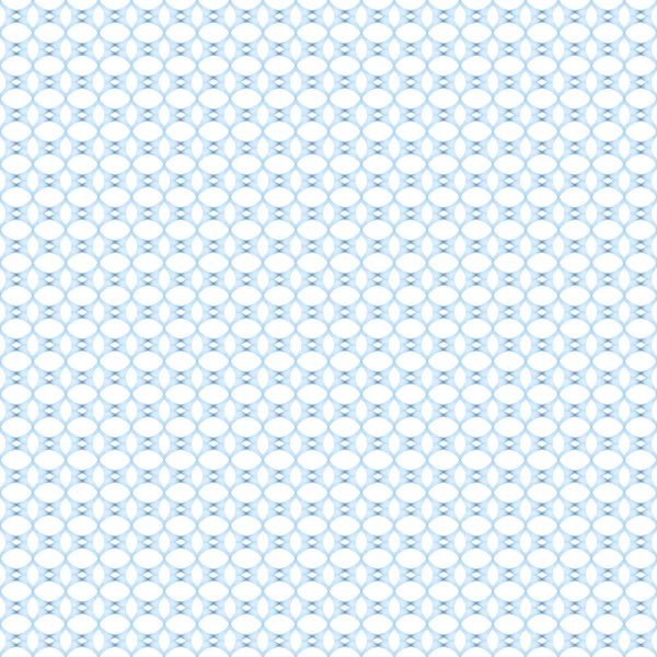 Blaue und weiße ovale abstrakte geometrische nahtlose strukturierte Muster — Stockfoto