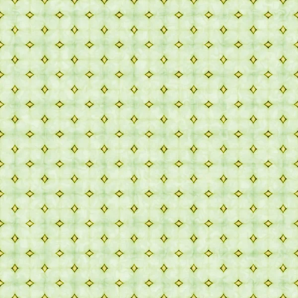 Grüne Und Gelbe Abstrakte Geometrische Nahtlose Und Sich Wiederholende Strukturierte — Stockfoto