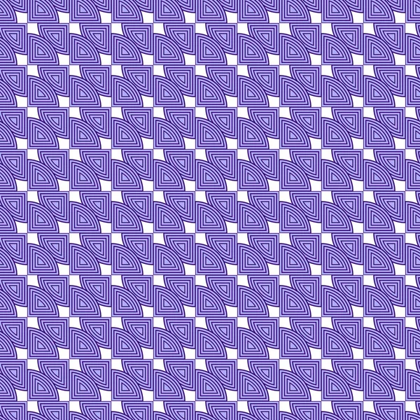 Fundo Triângulo Repetição Roxo Branco Com Truchet Geométrico Abstrato Sem — Fotografia de Stock