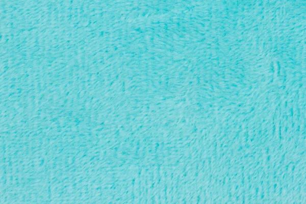 Teal Pelúcia Forrado Tecido Closeup Fundo Com Espaço Cópia Para — Fotografia de Stock