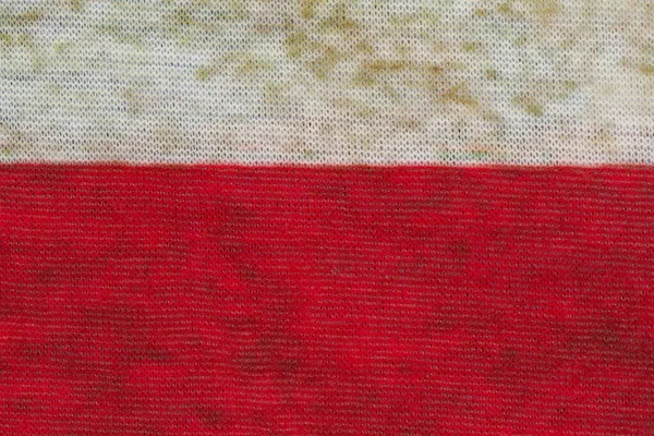 Rosso Bianco Grunge Maglia Texture Tessuto Materiale Sfondo Con Spazio — Foto Stock