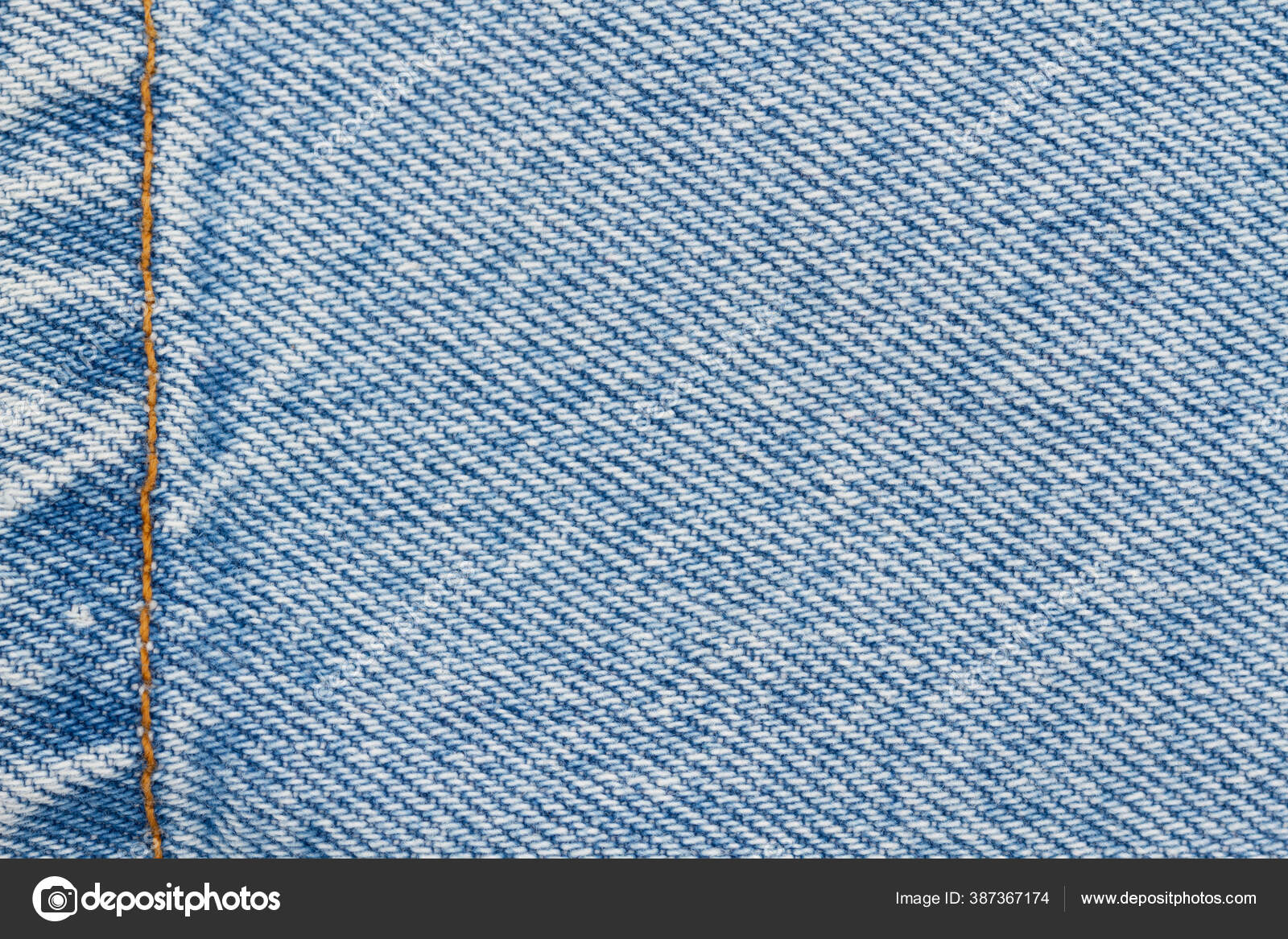 Blue Jeans Denim Material Stiches Background Copy Space Message Use — Stock  Photo © karenr #387367174, image size:1600x1167