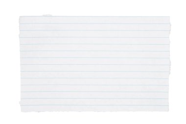 Üzerinde beyaz çizgiler olan beyaz not defteri kağıdı 