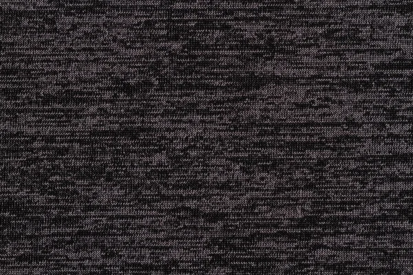 Nero Grigio Maglia Texture Tessuto Materiale Sfondo Con Spazio Copia — Foto Stock