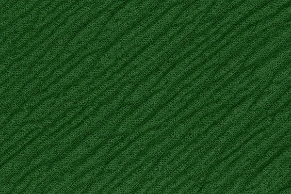 Green Polyester Textured Fabric Closeup Background Copy Space Message Use — Stock Photo, Image