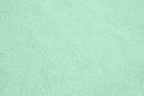 Pale Green Plush Fabric Background Copy Space Message Use Texture — Stock Photo, Image