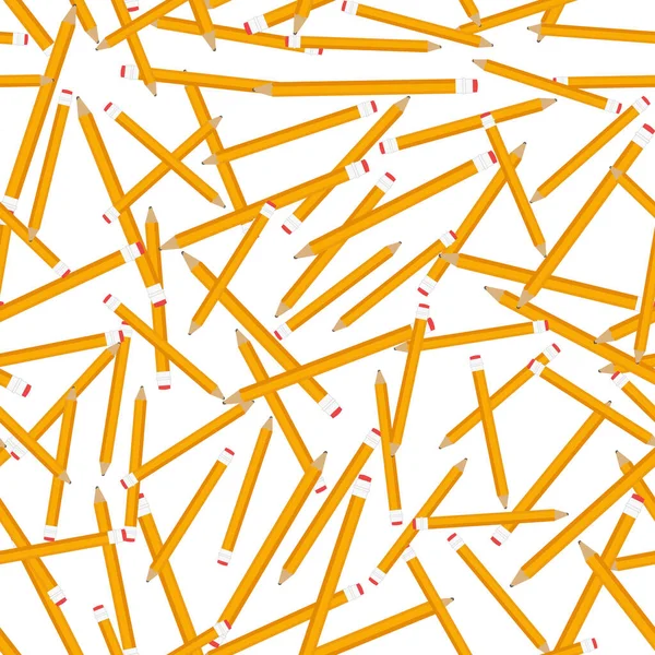 Illustration Gelb Bleistift Hintergrund Der Auf Weiß Wiederholt Wird lizenzfreie Stockbilder