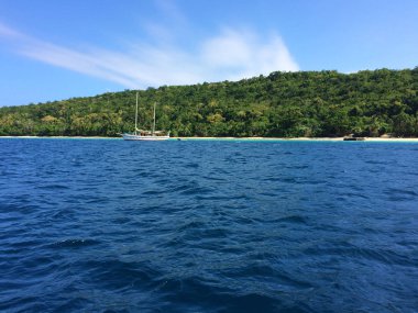 Sahne huzur Adası,: Efate, Vanuatu.