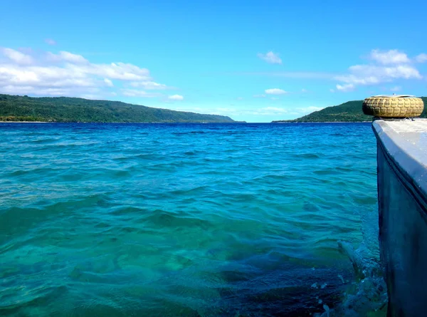 静かな島 エファテ島 バヌアツのシーン — ストック写真
