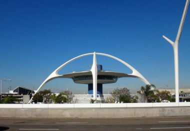 Lax Havaalanı bina, California, ABD.                       