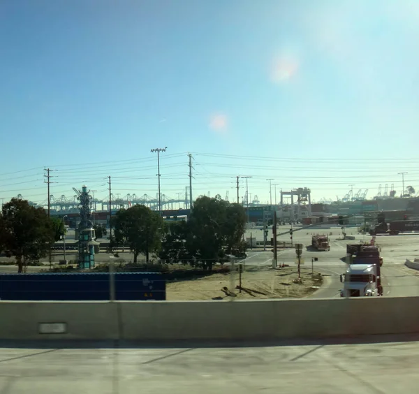 Szene Von Los Angeles Terminal Island Kalifornien Usa — Stockfoto