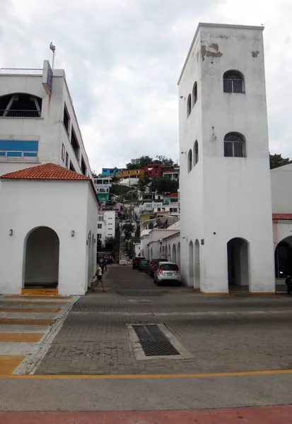 Cena Manzanillo Colima México Navio Cruzeiro — Fotografia de Stock