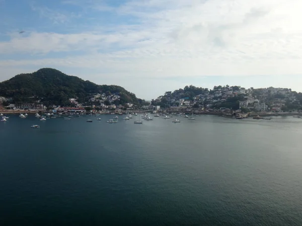 Manzanillo Colima Bir Yolcu Gemisi Meksika Dan Sahne — Stok fotoğraf