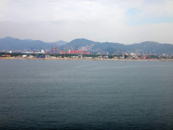 Escena Manzanillo Colima México Desde Crucero — Foto de Stock