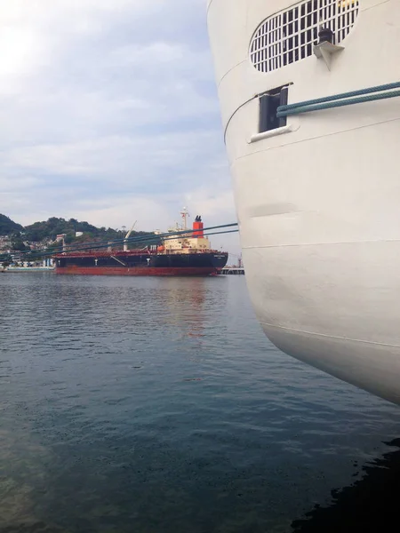 콜리마 멕시코 크루즈 선박에서의 — 스톡 사진