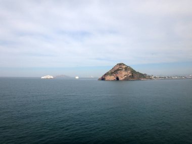 Mazatlan, Meksika'nın sahneleri bir yolcu gemisi.