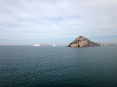 Mazatlan, Meksika'nın sahneleri bir yolcu gemisi.