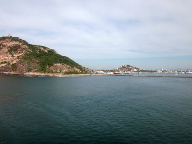 Mazatlan, Meksika'nın sahneleri bir yolcu gemisi.