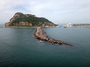 Mazatlan, Meksika'nın sahneleri bir yolcu gemisi.