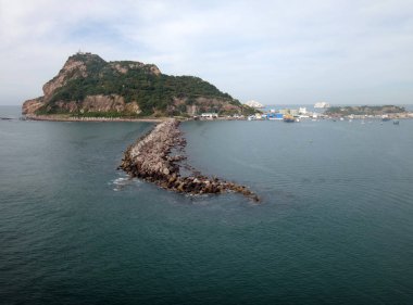 Mazatlan, Meksika'nın sahneleri bir yolcu gemisi.