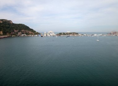 Mazatlan, Meksika'nın sahneleri bir yolcu gemisi.