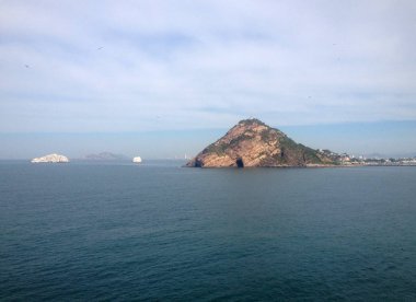 Mazatlan, Meksika'nın sahneleri bir yolcu gemisi.