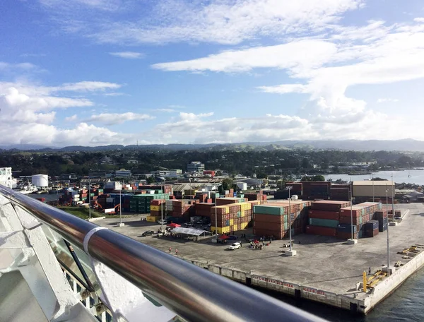 Vistas Honiara Navio Cruzeiro Ilhas Salomão — Fotografia de Stock